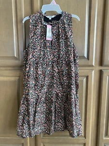 STEVE MADDEN Womens Floral Sleeveless Sun Dress ~ Size S ~ New - Picture 1 of 9