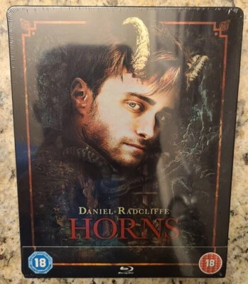Horns STEELBOOK (Blu-ray, UK) SEALED REGION B LOCKED Daniel Radcliffe - Image 1 of 4