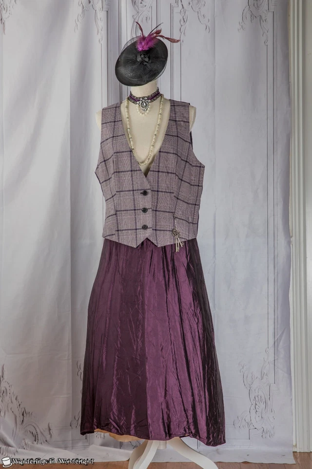 Purple Pearls Steampunk Costume Ex-Large Victorian Ladies - Image 1 of 4