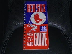 VINTAGE 1965 BOSTON RED SOX BASEBALL MEDIA GUIDE - Picture 1 of 1
