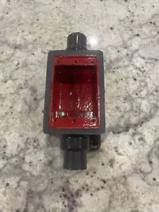 Plasti-Bond RedH2OT® PRFSC2 FS Series Shallow Conduit Device Box, 3/4 in Trade, - Picture 1 of 2