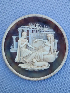 Vintage Bradford Exchange Incolay Stein Antonius & Kleopatra große Romanzen Teller - Bild 1 von 10