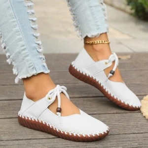 New Women Casual Shoes Summer Fashion Sneakers Femme Lace Up Walking Sport Shoes - Picture 1 of 25