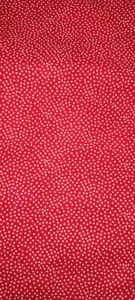 Red & White polka dot waterproof fabric - Picture 1 of 2