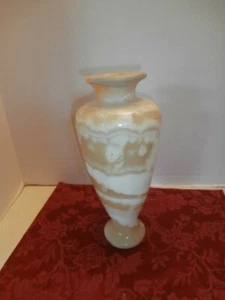 ANTIQUE VTG.EGYPTIAN MARBLE VASE NATURAL IS ORIGINAL CLASSIC CIRCA 1920  - Picture 1 of 6