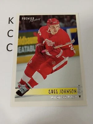 1994-95 Topps Premier #257 Greg Johnson Detroit Red Wings   ID:2 - Image 1 of 2
