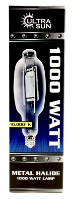 UltraSun 1000 Watt MH Metal Halide 10,000K Grow Light Lamp Bulb- Ultra Sun 1000w - Image 1 of 3