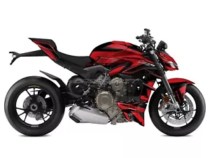 NEW Graphic kit for DUCATI Streetfighter V4&V4S(20~22) Full Graphic kit (SF-R) - Picture 1 of 7