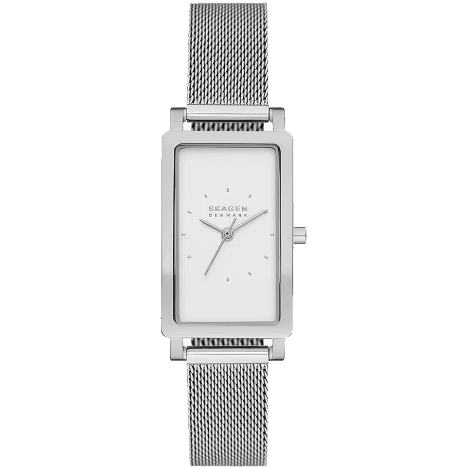 Reloj para mujer Skagen Hagen cuarzo esfera plateada acero inoxidable pulsera SKW3096 Foto 1 de 1