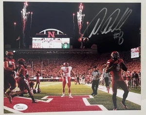 AMEER ABDULLAH SIGNED NEBRASKA CORNHUSKERS 8X10 PHOTO JSA 2 - Picture 1 of 2