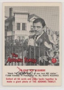 1964 Donruss The Addams Family Canadian I'm Your New Neighbor! #7 z6d