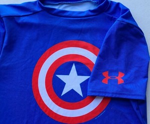 Las mejores ofertas en Niños Capitán América Under Armour Niño Tops,  camisas y camisetas para Niños | eBay