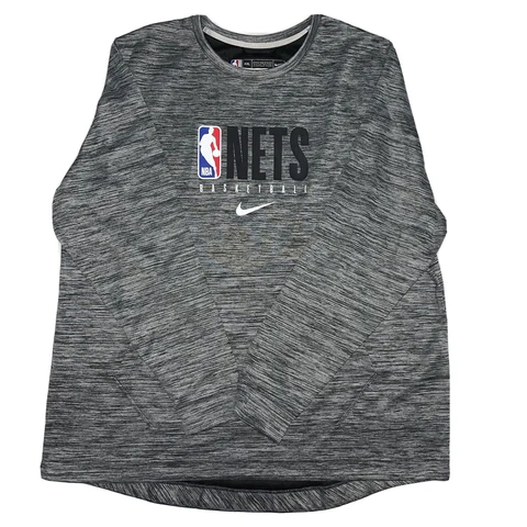 Nike NBA Authentics Brooklyn Nets Team Issued Pullover Men's 2XL AV1377-032 Cover