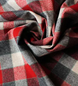 Pendleton Checkerboard Wool Fabric X 58" - Picture 1 of 6