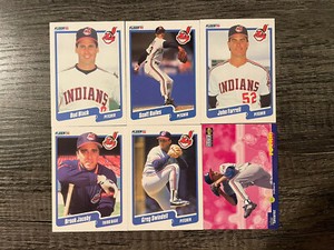 Cleveland Indians Baseball Lot - 6 Cards - No Duplicates - Fast Shipping