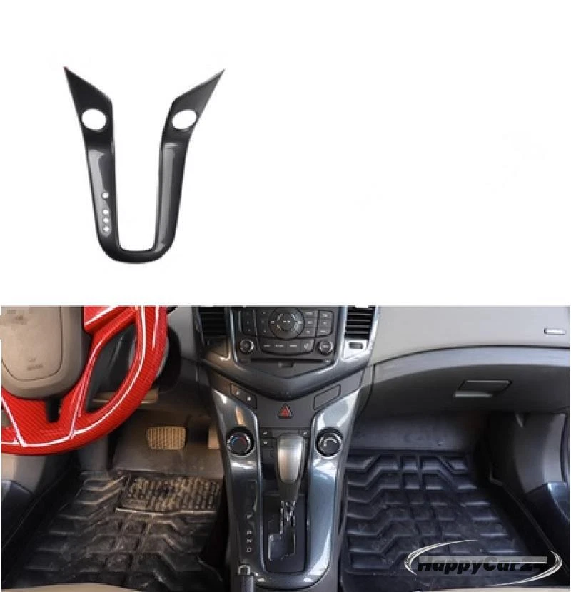 Cuadro de control central automático de fibra de carbono para Chevrolet Cruze 2010-15 Foto 1 de 4