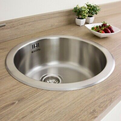 Astini Supra 1.0 Bowl Brushed Stainless Steel Kitchen Sink & Waste AS5218 • 69.99£