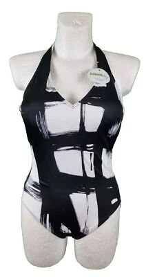 Opera Badeanzug Größe 38 C - 40 B Cup Bademode Schwarz Weiß Recycled Fiber - Bild 1 von 4