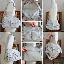 bolso kipling plateado