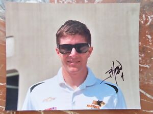 Signed Autographed 8 x 10 Photo Indy 500 Race Car Driver J.R. Hildebrand CU