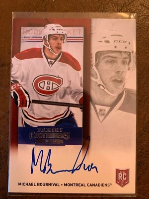 Michael Bournival 2013 Playoff Contenders Ticket Signatures  (Base) Rookie Auto  - Image 1 of 2