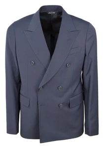 BRIAN DALES Men's Blue Double Breasted Tailored Dress JK4909 GA74 007 - Picture 1 of 5