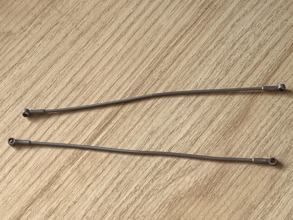 2 LEGO BRAND NEW PARTS 6210590 FLEX TUBE 21 MODULE W/ 3.2 HOLE silver from 76944 - Image 1 of 1