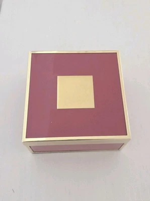 Розовая шкатулка для ювелирных изделий Pottery Barn с бархатной подкладкой - Изображение 1 из 4