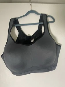Livi Active Lane Bryant Womens Bra Sports Wicking High Impact 46DD Gray See Desc - Picture 1 of 4