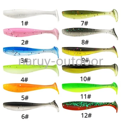 50 Stück 4cm/0,5g Angeln Soft Shad Köder Silikon Würmer Wobbler Köder... - Bild 1 von 4