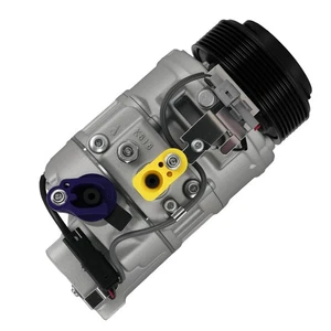 Front AC Compressor For BMW 740i 740Li F01 G11 13-15 140982 CO29221C 8 Groove - Picture 1 of 9