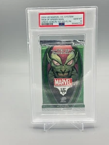 2004 VS System Marvel Web of Spider-Man Booster Pack 1st Edition PSA 10 - Picture 1 of 2