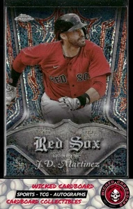 J.D. Martinez 2022 Topps Chrome Pinstriped #P-14 Boston Red Sox - Picture 1 of 2