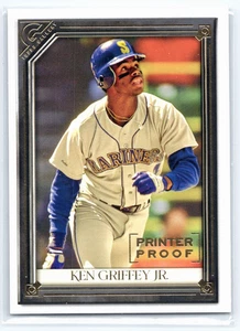 2021 Topps Gallery Ken Griffey Jr. Base #107 Printer Proof Seattle Mariners - Picture 1 of 2