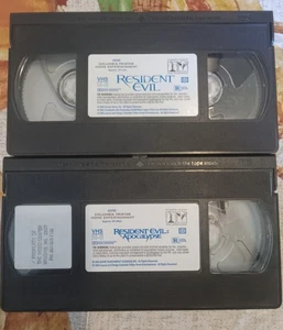 Resident Evil (VHS, 2002) & Resident Evil Apocalypse (2004)VHS TAPES ONLY - Picture 1 of 3