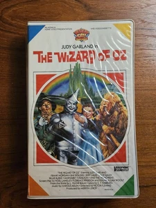 The Wizard of Oz (VHS, 1985) Clamshell Video Tape mit Original MGM/UA Insert - Bild 1 von 9