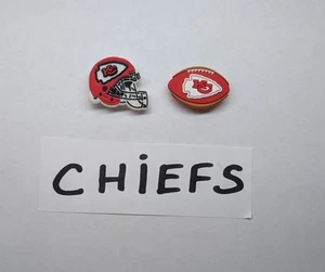 Kansas City Chiefs 2 set NFL jibbitz PVC morbido - Foto 1 di 2