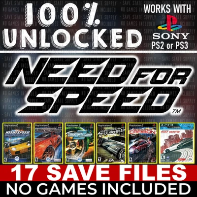 Need For Speed NFS Underground Pursuit PS1 PS2 PS3 Memory Card USB All Cars - Image 1 of 2