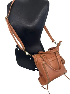 Sakroots Crossbody Shoulder Hand Bag Brown Leather - Image 1 of 4