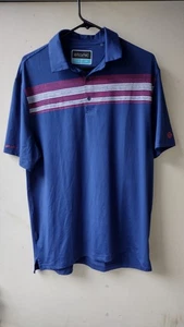 Etonic Golf Poloshirt Performance Herren Large Print Kurzarm USA Flagge - Bild 1 von 7