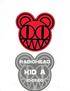 Radiohead-KID A *2000 Promo Sticker* Capitol Records **Mega-Rare** - Bild 1 von 1