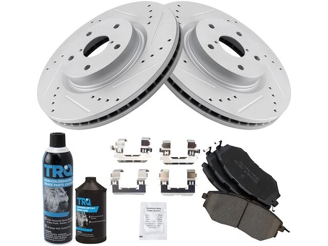Kit de pastillas de freno delanteras y rotor TRQ 42XS86W para Subaru Legacy 2015-2019 Foto 1 de 1