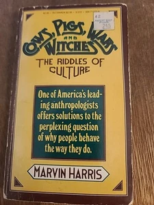 Cows, Pigs, Wars & Witches The Riddles Of Culture 1975 Paperback Marvin Harris - Picture 1 of 7