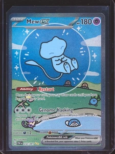 Juego de cartas coleccionables Pokémon Bubble Mew EX 232/091 ilustración especial raro Destinos paldeos - Imagen 1 de 2