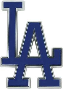 MLB Los Angeles Dodgers Color Team 3-D Chrome Heavy Metal Emblem by Fanmats - Bild 1 von 1