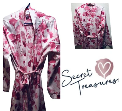 Roupão Secret Treasures Feminino Médio (8/10) Rosa - Roupa Loungewear Manga 3/4 Barbie - Imagem 1 de 4