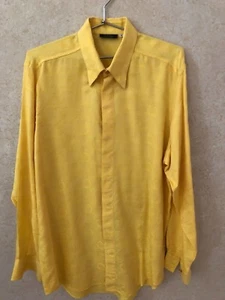 RARE Men's VERSACE CLASSIC V2 Casual Dress Button Front Shirt L  Made in Italy  - Picture 1 of 8