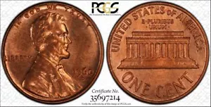 1960-D/D 1C PCGS MS64RD LD FS-502; 24/50! TrueView #14  - RicksCafeAmerican.com - Picture 1 of 12