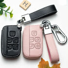 Leather Car Remote Key Fob Case Cover Holder For Land Range Rover Evoque  Jaguar