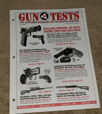 GUN TESTS MAGAZINE july 2002  free US ship